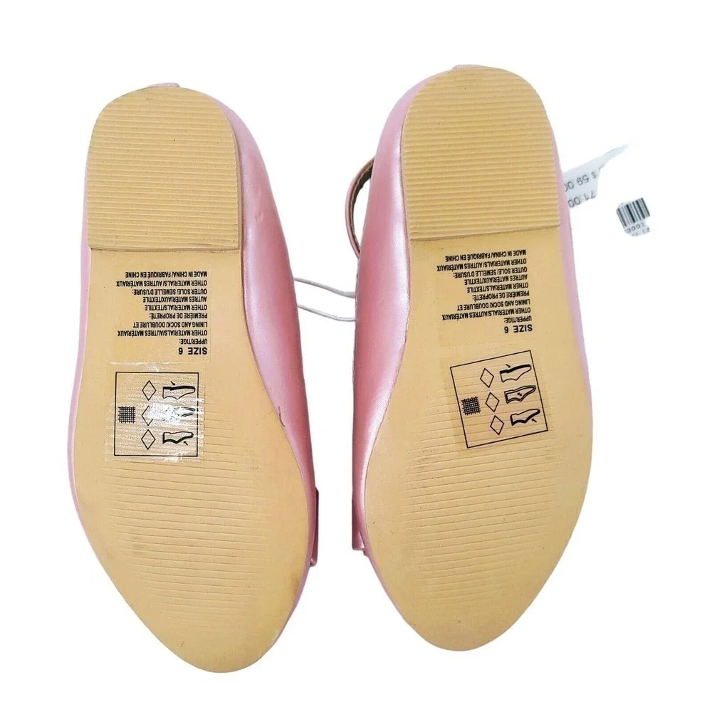 JACK AND JANIE GIRLS‎ PINK BALLET FLATS SIZE 6